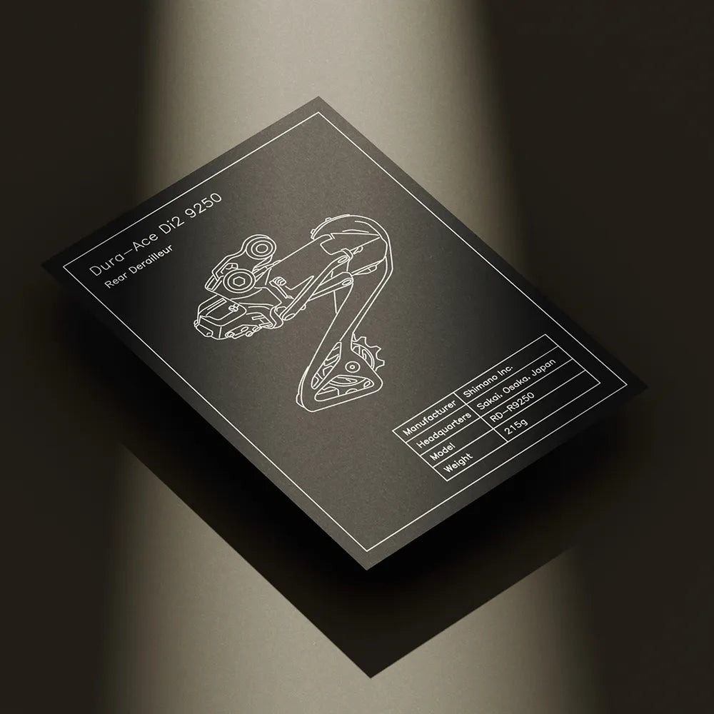 Shimano Road Schaltwerk Blueprint (A4)