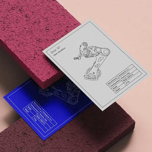 Campagnolo Gravel Schaltwerk Blueprint (A4)