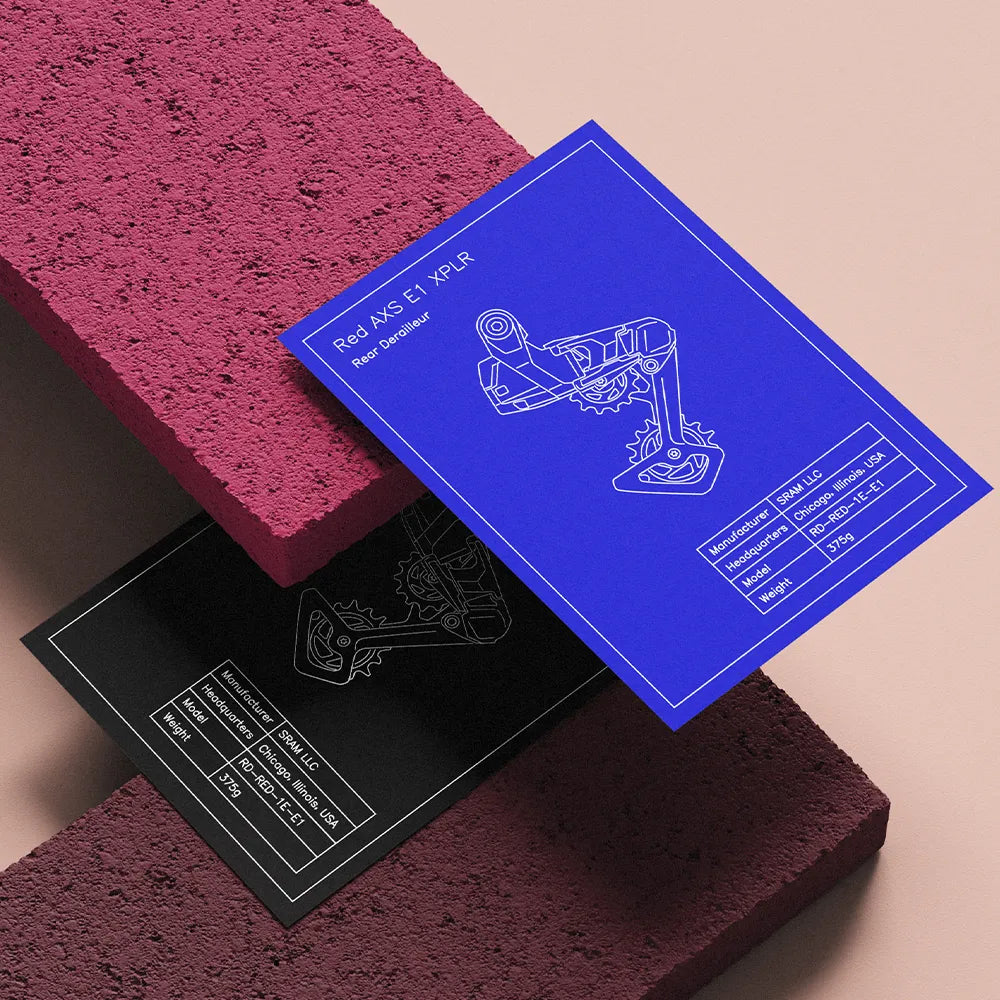 SRAM Gravel Schaltwerk Blueprint (A4)